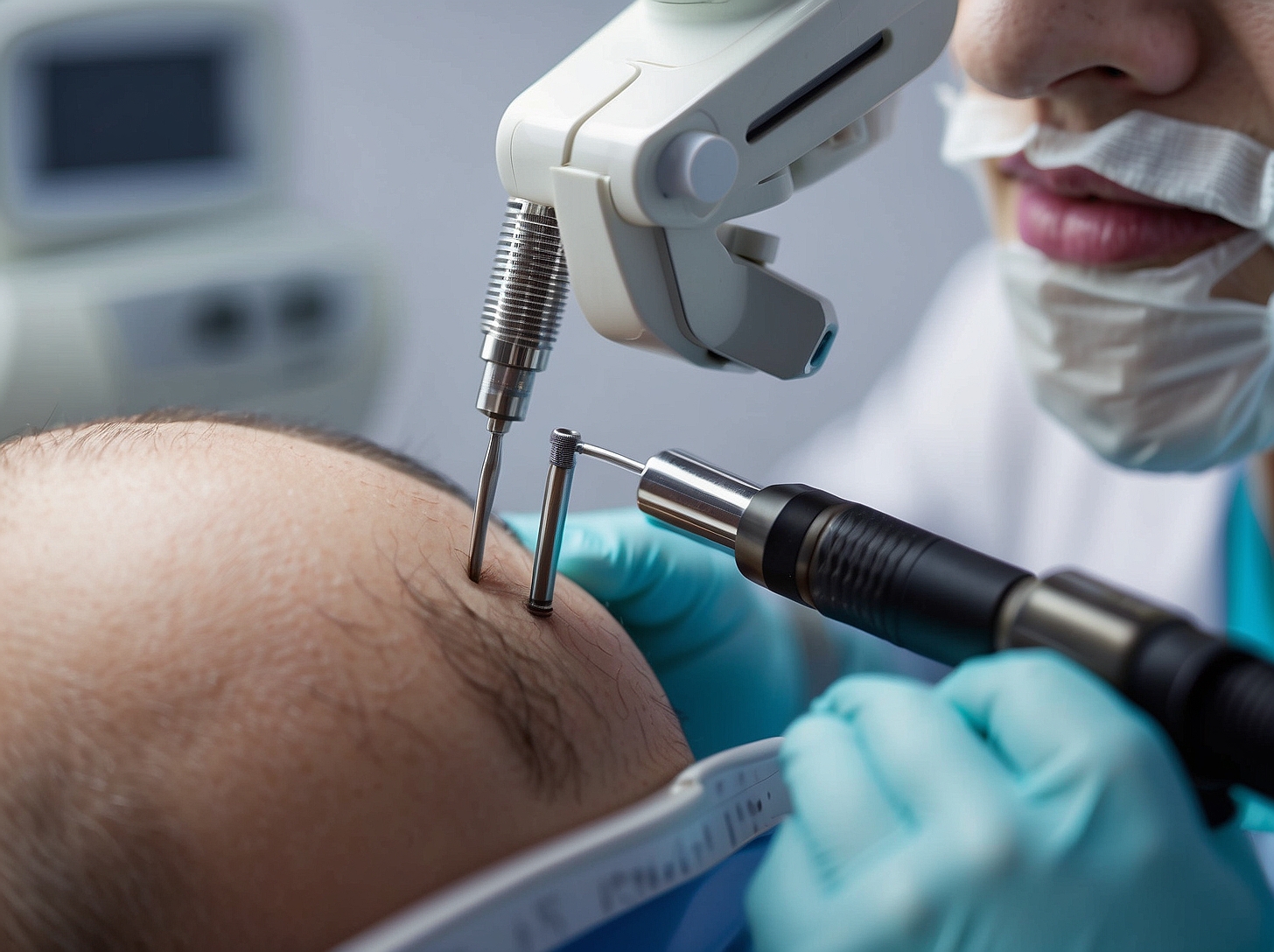 FUE hair transplant Korea Seoul follicular unit extraction Asian hair